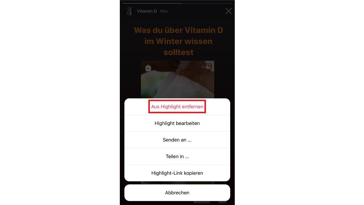 Instagram Story aus Archiv herunterladen So geht